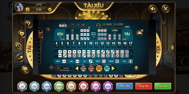 Các chiến lược đặt cược thông minh trong tài xỉu 