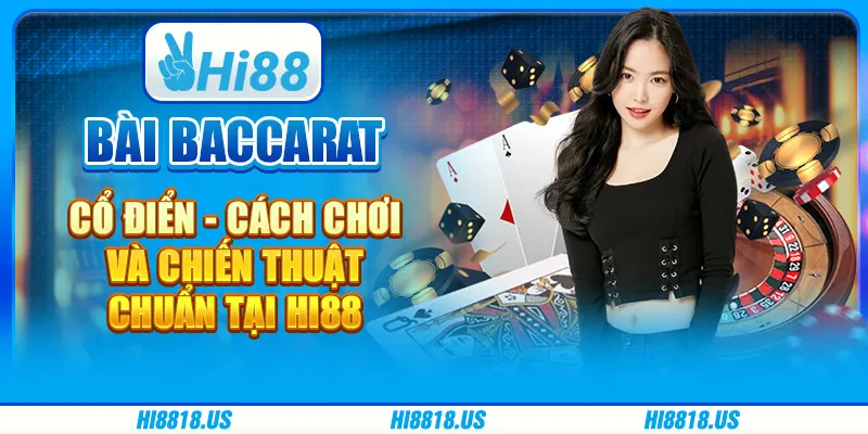 Bài Baccarat Cổ Điển - Cách Chơi Và Chiến Thuật Chuẩn Tại Hi88