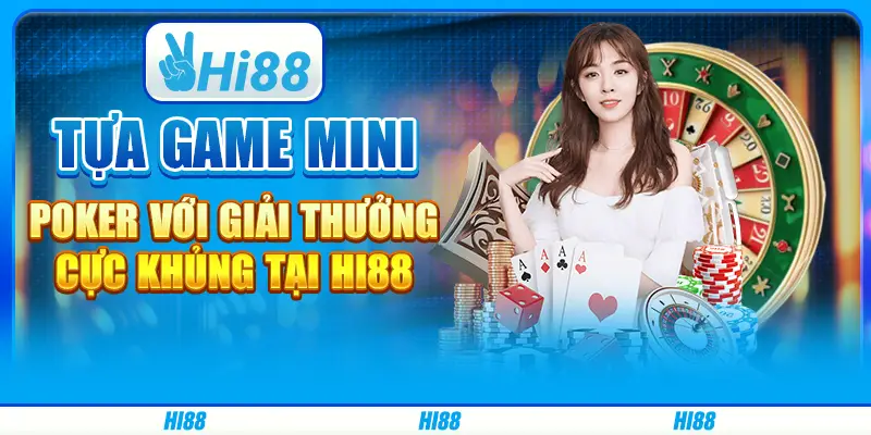 Tựa game Mini Poker với giải thưởng cực khủng tại hi88 1 Tựa game Mini Poker với giải thưởng cực khủng tại hi88