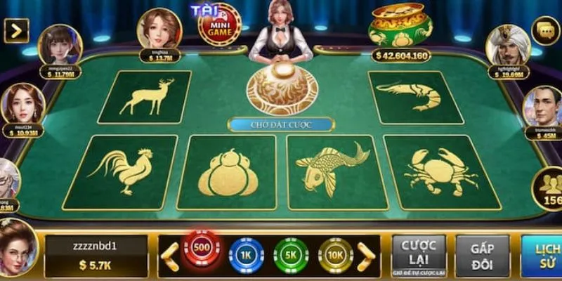 Trò chơi bầu cua hấp dẫn tại HI88