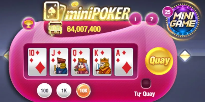 Tựa game Mini Poker với giải thưởng cực khủng tại hi88 2 Mini Poker tại HI88 - Chơi đơn giản, thắng lớn