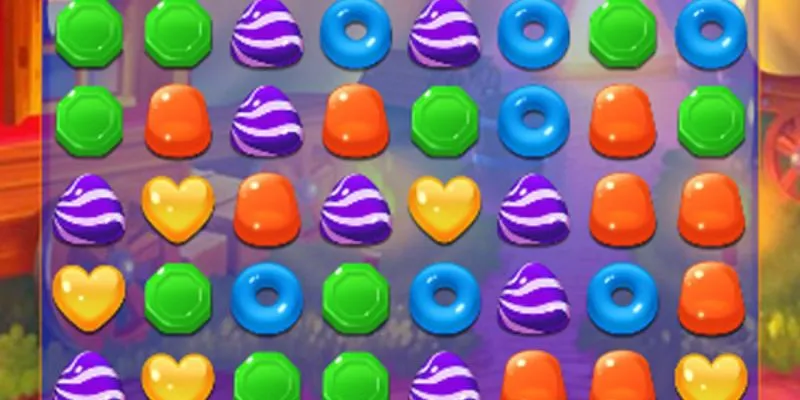 Giao diện kẹo đầy thu hút.