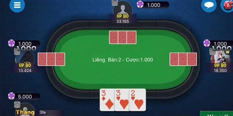 Cách chơi game bài liêng theo từng bước chỉ dẫn