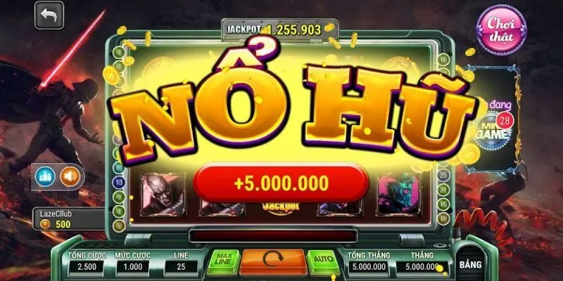 Thiết kế hấp dẫn của game nổ hũ