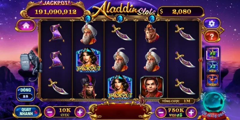 Mẹo quay hũ Aladdin Wishes giúp anh em trúng lớn
