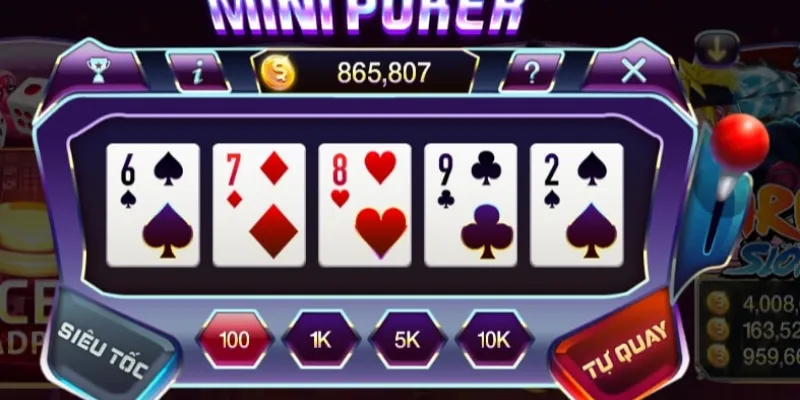 Tìm hiểu tổng thể về game Mini Poker